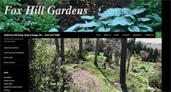 Desktop Screenshot of foxhillgardens.com