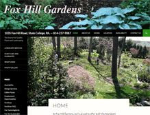 Tablet Screenshot of foxhillgardens.com